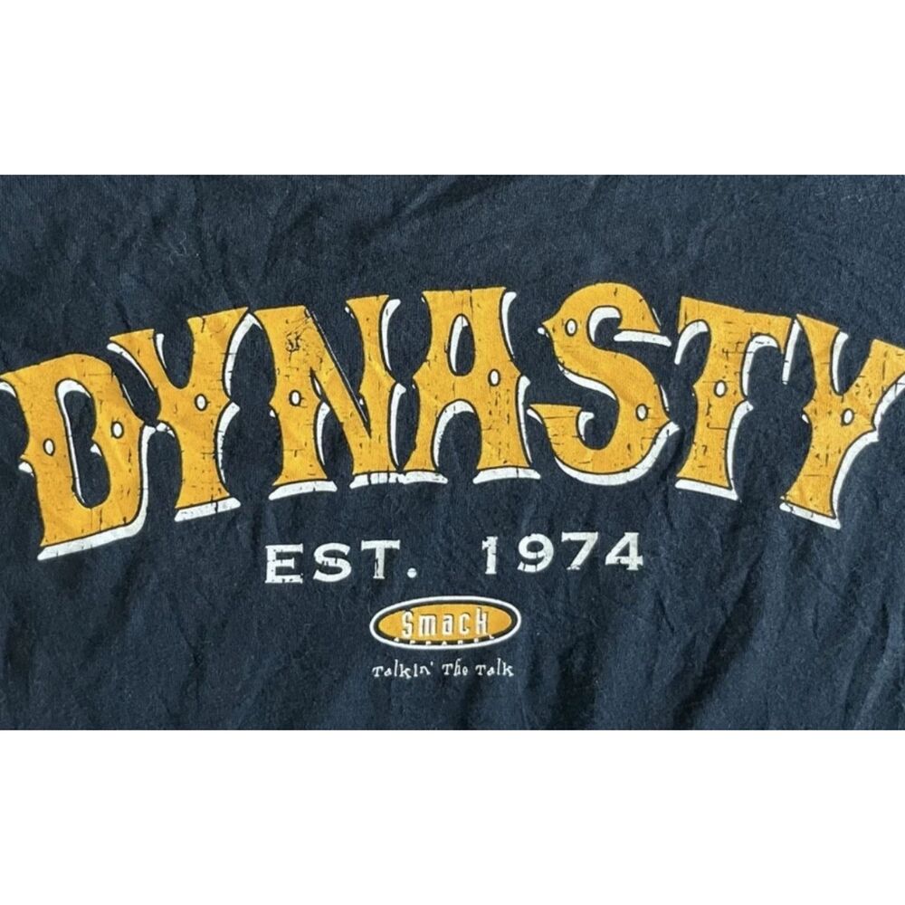 NFL Pittsburgh Steelers Dynasty Mens 2XL Three Rivers Beer 6 Pack Smack Talk Y2K - Picture 4 of 5